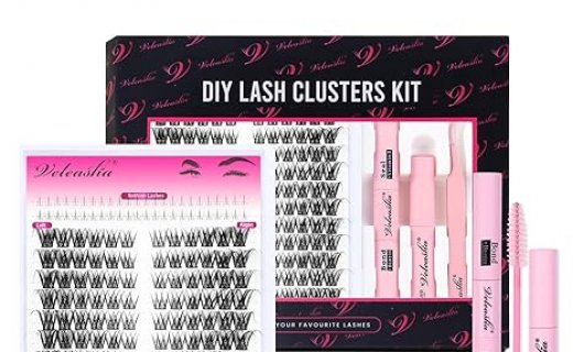 Veleasha Manga Lash Clusters Kit 8-16mm C Curl Spiky Clusters